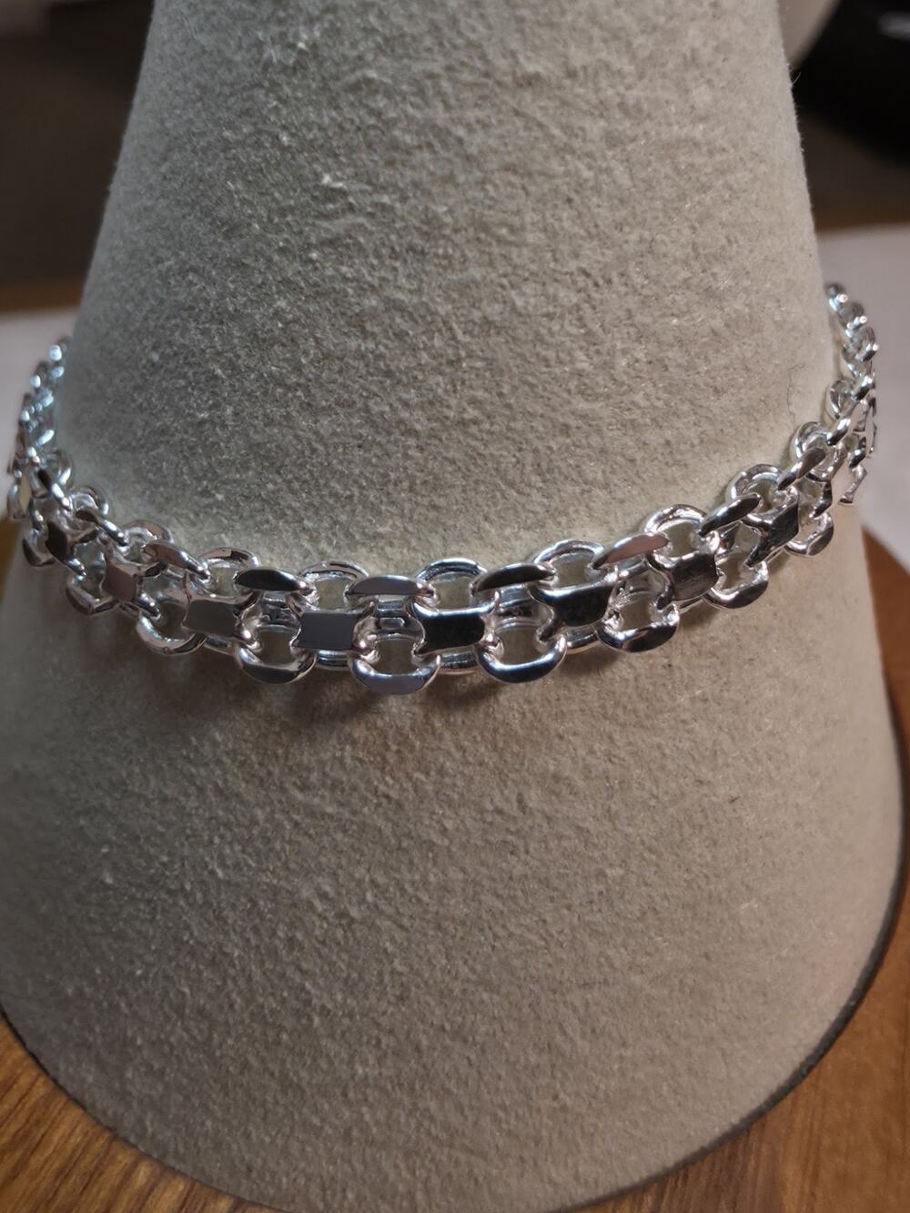 7.5" 5.1mm 7.13g Bizmark Bracelet 925 Sterling Silver